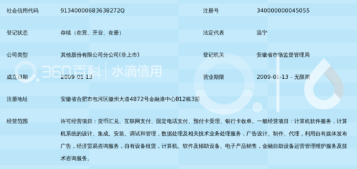 通联支付网络服务股份安徽分公司